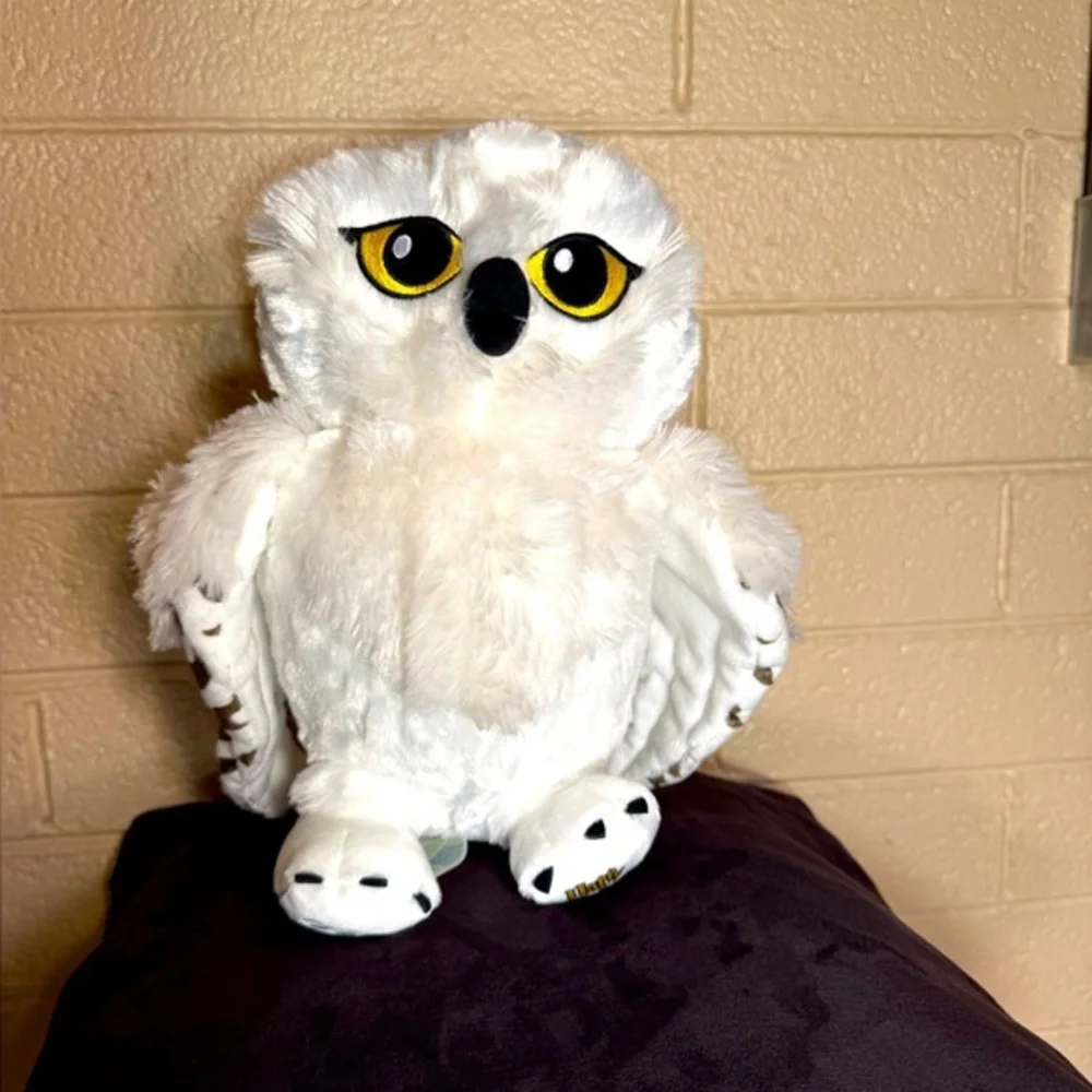 Build-A-Bear White and Yellow Plush Owl Toy